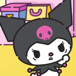 🖤 emoji 𝐊𝗎𝗋𝗈𝗆𝗂★ @LostStarlights Telegram sticker 18 of 50