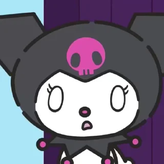🖤 emoji 𝐊𝗎𝗋𝗈𝗆𝗂★ @LostStarlights Telegram sticker 15 of 50