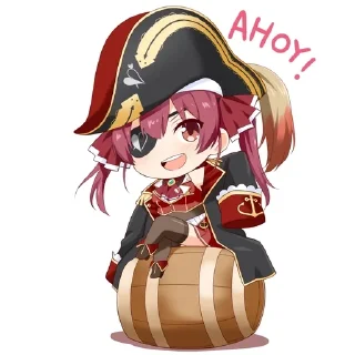 ❤ emoji ⌜ Marine 💛❤ ⌟ ᨒ @KurumiFan ⛩️ Telegram sticker 22 of 120