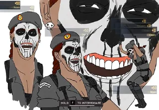 😃 emoji Rainbow six Telegram sticker 7 of 44