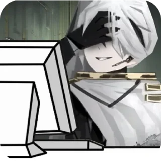 🤨 emoji Limbus Company by @bulicka_s_makom Telegram sticker 16 of 113