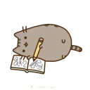📝 emoji Pusheen Telegram sticker 16 of 34