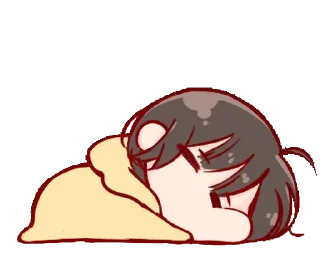 💛 emoji Cute Girl Telegram sticker 14 of 20