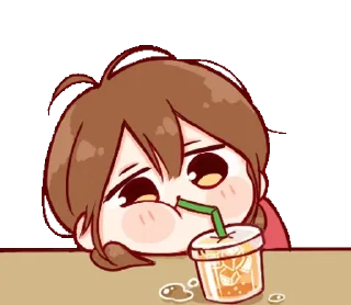 💛 emoji Cute Girl Telegram sticker 20 of 20