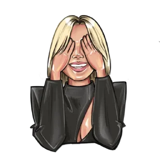 🙈 emoji Sexy Ju Telegram sticker 17 of 27