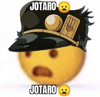 😦 emoji Jojo Telegram sticker 12 of 120