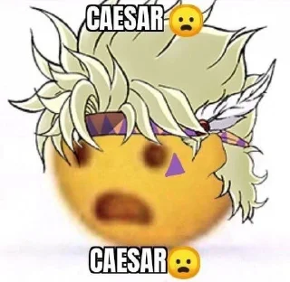 😦 emoji Jojo Telegram sticker 14 of 120