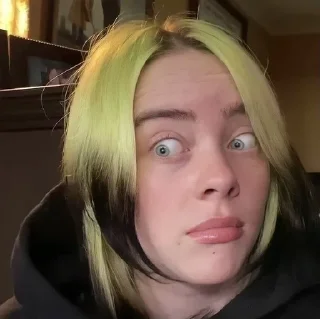 💎 emoji Billie Eilish By El Maestro @Allocineanime Telegram sticker 14 of 30