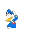 🙏 emoji Donald Duck🦆-@MochaStickers Telegram sticker 12 of 12