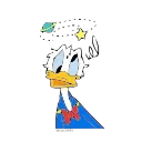 🥴 emoji Donald Duck🦆-@MochaStickers Telegram sticker 1 of 12