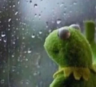 😔 emoji Kermit Telegram sticker 20 of 93