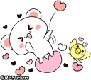 😆 emoji @MHStickers Hearty Bear 5 Telegram sticker 23 of 42