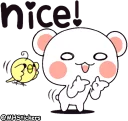 😍 emoji @MHStickers Hearty Bear 5 Telegram sticker 6 of 42