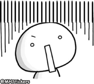 😱 emoji @MHStickers Bibili 2 Telegram sticker 7 of 41