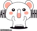 😱 emoji @MHStickers Hearty Bear 5 Telegram sticker 17 of 42