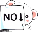 🙅‍♀ emoji @MHStickers Hearty Bear 5 Telegram sticker 8 of 42