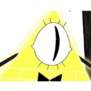 Sticker from Bill Cipher
