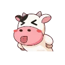Sticker from Momo Cow🐮-@MochaStickers