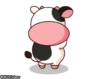 😒 emoji @MHStickers Momo Cow 2 Telegram sticker 11 of 25