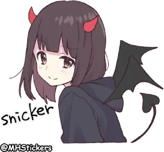 😈 emoji @MHStickers Kurumi Chan 6 Telegram sticker 21 of 41