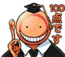 👍 emoji Koro Sensei Telegram sticker 1 of 24