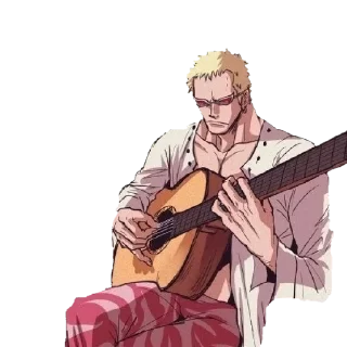 😕 emoji 💛Doflamingo💛 Telegram sticker 23 of 25