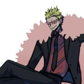 😎 emoji 💛Doflamingo💛 Telegram sticker 22 of 25