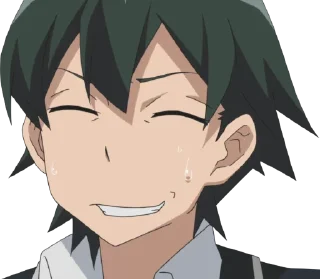 😅 emoji OreGairu | @StickersOfAstora Telegram sticker 5 of 120