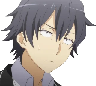 😓 emoji OreGairu | @StickersOfAstora Telegram sticker 6 of 120