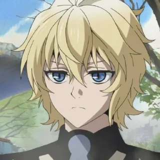 😐 emoji ♡owari no seraph @stickerspackanime Telegram sticker 14 of 120