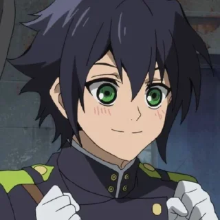 😍 emoji ♡owari no seraph @stickerspackanime Telegram sticker 6 of 120