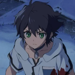 😕 emoji ♡owari no seraph @stickerspackanime Telegram sticker 9 of 120