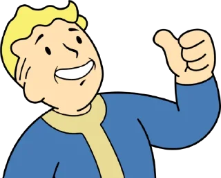 👍 emoji Fallout | @StickersOfAstora Telegram sticker 2 of 45