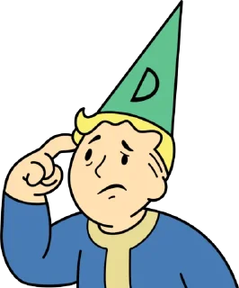 🤔 emoji Fallout | @StickersOfAstora Telegram sticker 8 of 45
