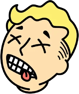 😵 emoji Fallout | @StickersOfAstora Telegram sticker 17 of 45