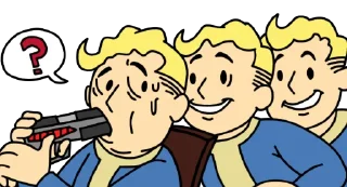 ❓ emoji Fallout | @StickersOfAstora Telegram sticker 6 of 45