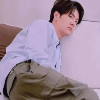 ☹️ emoji Wang Yibo❤the king Telegram sticker 6 of 120