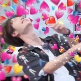 💜 emoji Wang Yibo❤the king Telegram sticker 21 of 120