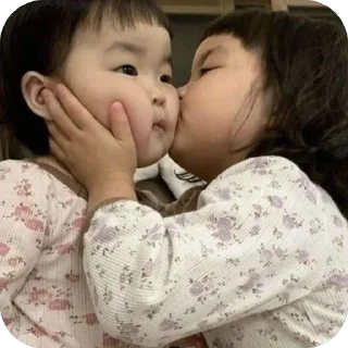 🫥 emoji Niña coreana (Nhc) Telegram sticker 3 of 14