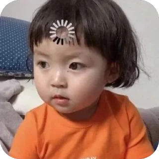 🫥 emoji Niña coreana (Nhc) Telegram sticker 12 of 14