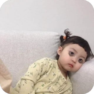 🫥 emoji Niña coreana (Nhc) Telegram sticker 9 of 14