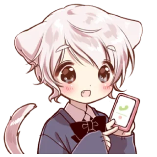 📱 emoji Neko boy @StickersPackRobot Telegram sticker 17 of 40