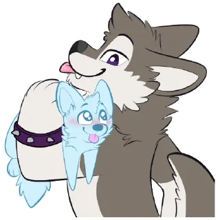 🐶 emoji Toony Faust (crazyhusky) Telegram sticker 8 of 96