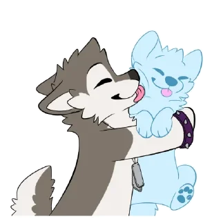 🐶 emoji Toony Faust (crazyhusky) Telegram sticker 7 of 96