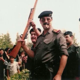 🔫 emoji Saddam Hussein Telegram sticker 21 of 87