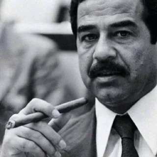 🚬 emoji Saddam Hussein Telegram sticker 8 of 87