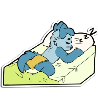😴 emoji Moofy's Monday Mission! Telegram sticker 10 of 52