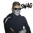 🤓 emoji white front Telegram sticker 8 of 15