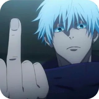 👍 emoji Gojo Satoru Telegram sticker 7 of 120