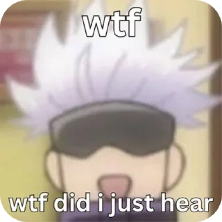 🤲 emoji Gojo Satoru Telegram sticker 14 of 120
